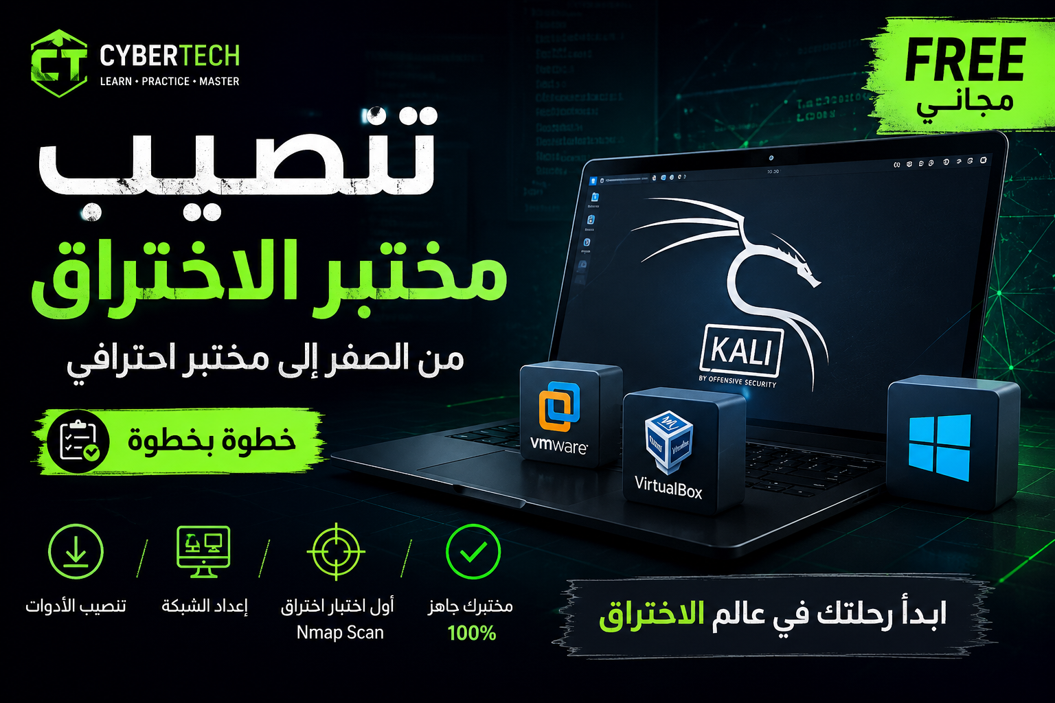 تنصيب مختبر الاختراق